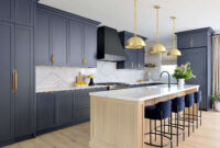 25 Navy Kitchen Cabinet Ideas To Refresh Your Space pertaining to Navy Blue Kitchen Cabinets
